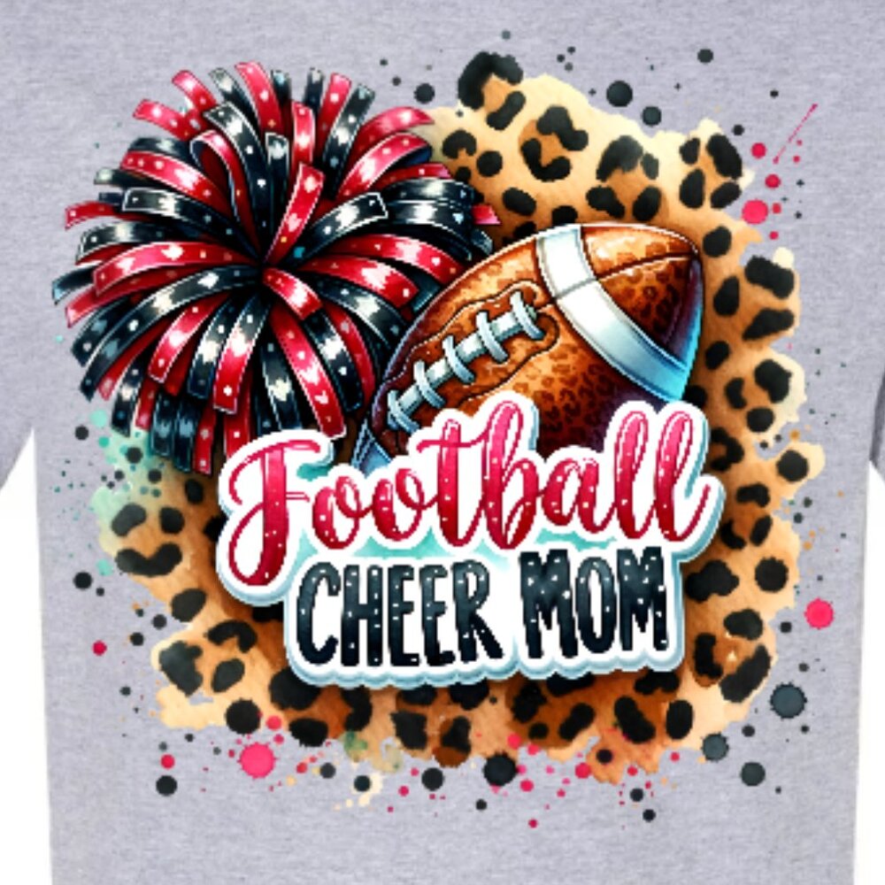 Football Cheer MOM Graphic Tee